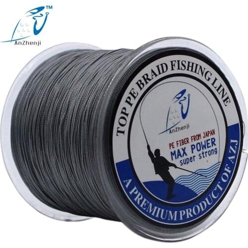 ANZHENJI 8 STRANDS Weaves 500M Extrem Strong Japan Multifilament PE 8 Braided Fishing Line 15 20 40 50 60 80 120 150 200LB peche
