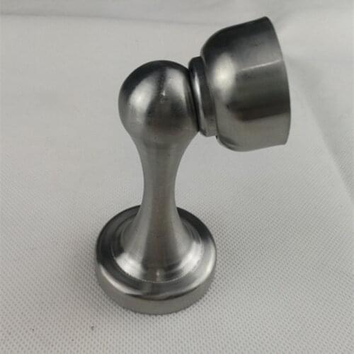 Stainless Steel Magnetic Door Stops Door Stopper Holder Catch Floor Fitting With Screws For Home Bedroom Toilet Hardware