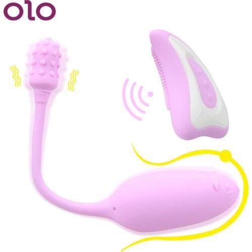 OLO G-spot Wireless Remote Control Vibrating Egg Vagina Stimulation Multifunctional Clitoral Vibrator Breast Massage Vibrator