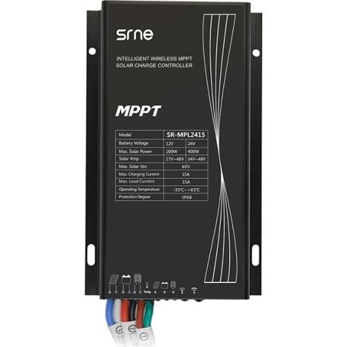 MPPT Solar Charge Controller 12V/24V 10A 15A 20A Boost Controller Solar Street Light Regulator Off Grid System IP 67 Waterproof