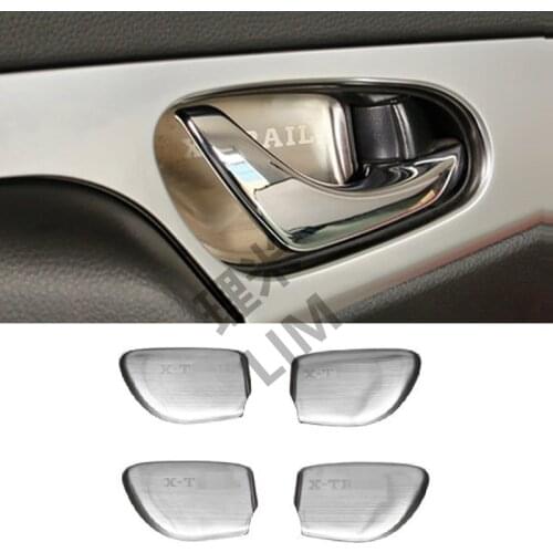 Stainless Steel Wrist of Door Handle Sticker Suitable for Nissan X Trail X-Trail Rogue T32 2014 2015 2016 Car Accessories