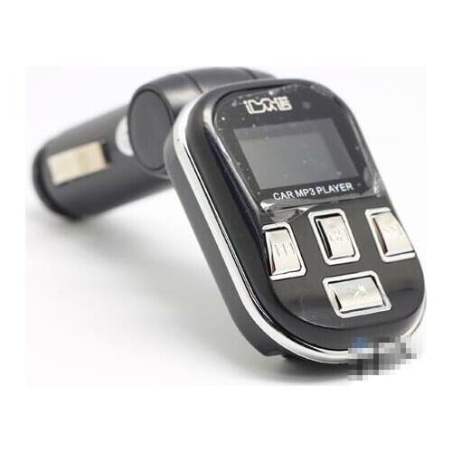 New Bluetooth Handsfree CarKit Bluetooth FM Transmitter MP3 Player Car Kit Charger For Smart Phone