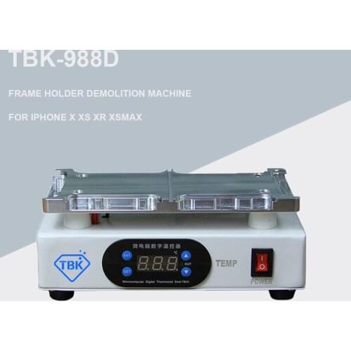 Newest TBK LCD Middle Frame Bezel Dismantle Separating Machine LCD Frame Remover Separator For iPhone X XR XS Xs Max Refurbish