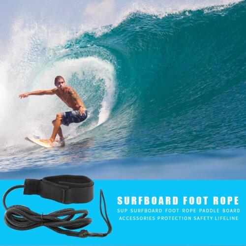 Surfboard Leash Foot Rope Stand Up Paddle Board Protection Leg Ankle Strap Strap Surfing swimming Safety Board Accessories