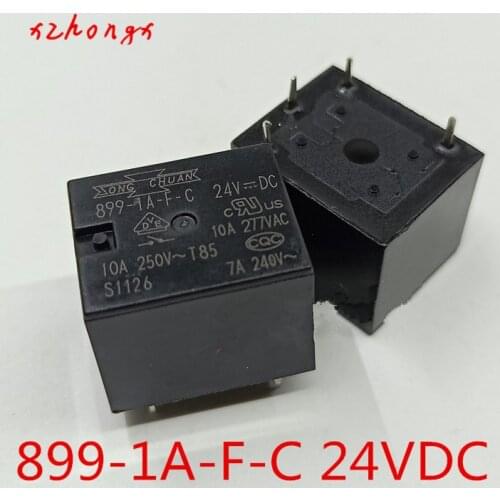 899-1A-C-12VDC 899-1A-C-DC12V 899-1A-C-12V 899-1A-C-24VDC 899-1A-C-DC24V 4PINS 10A Power Relay
