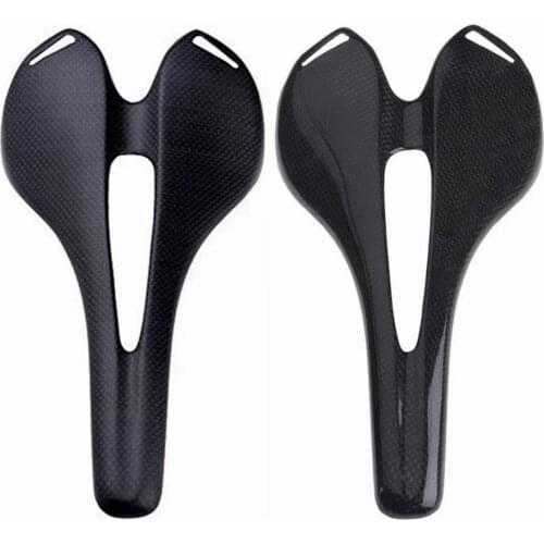 T800 3K Carbon Fiber Saddle Light Weight Road Bike Mountain Bike Saddle Matte/Glossy Finish