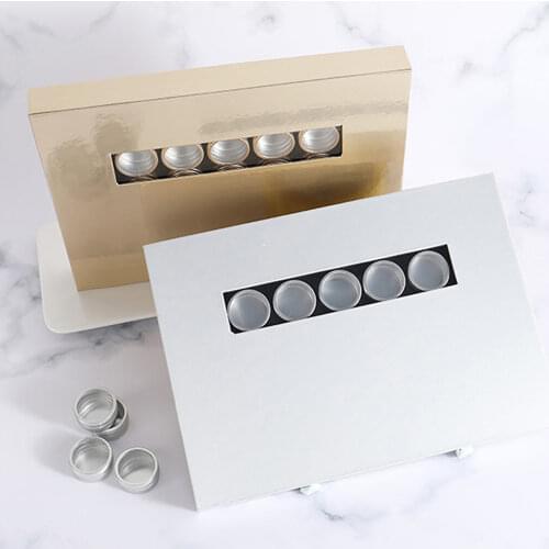 Diamond Painting Storage Box 35 Grid Aluminum Gold and Silver Nail Art Jewelry Box Jewelry DIY New Arrival