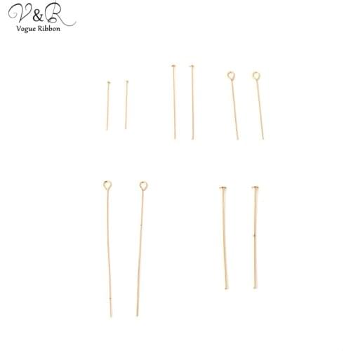 Vogue Ribbon DIY Jewelry Making Handmade Gold Metal Pin Accessories Componenets for Jewelry DIY Connectors for Jewelry Making