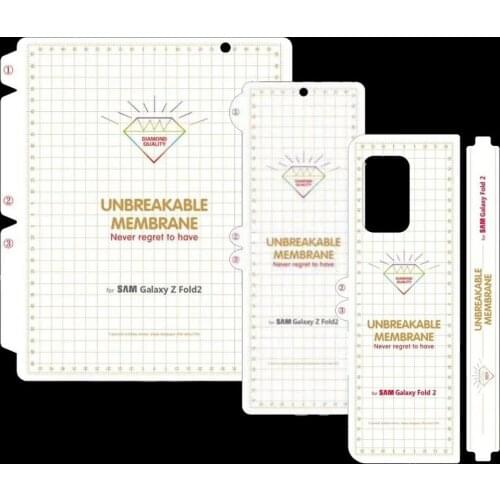 HD&Matte UNBreakable Membrane Screen Protector For Samsung Galaxy Z Fold 2 Full Cover Front Back Hydrogel Film For Galaxy Fold
