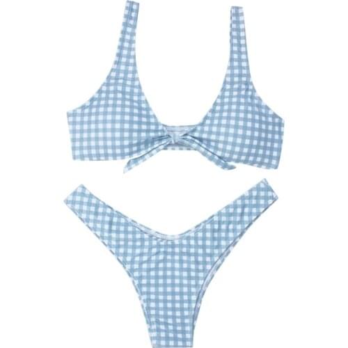 Sexy Bikinis Push Up Padded Women High Cut Bikini Set Swimwear Women Swimsuit Bikini Padded Bathing Suit Brazilian Biquni