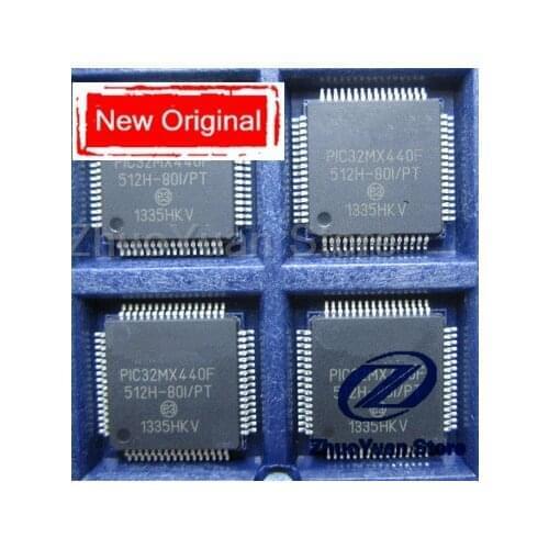 1Pcs New original PIC32MX440F512H-80I/PT PIC32MX440F512 QFP64