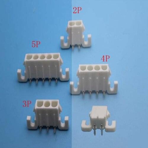 2pcs 6.3mm pitch horn elbow pin connector 63080