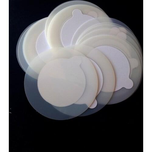 80pcs/lot Disposable Eyelash glue holder Pallet Easy helpful Eyelash Extension glue pads stand on eyelash jade stone