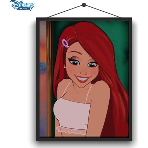 Disney 5D DIY Diamond Painting Princess Cool Drag Wind Diamond Embroidery Exquisite Exclusive Handicraft Home Decoration