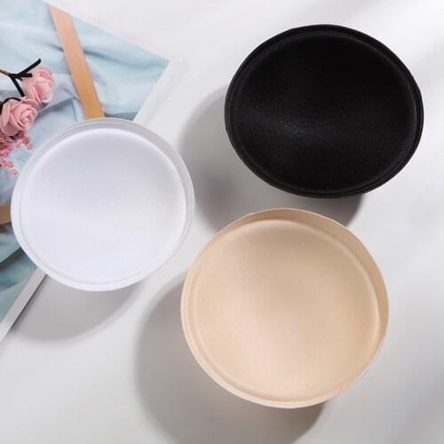 Bikini Bra Insert Round Shape Pads Breast Enhancer Swimsuit Push-up Breathable Removeable Chest Cup Pads Gather Bra Accessories