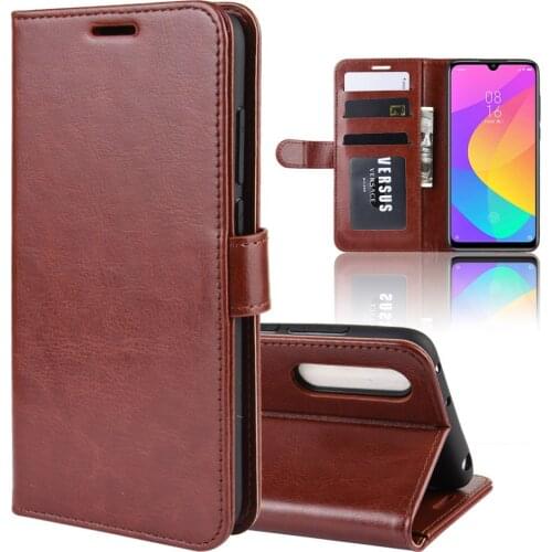 CC9E Case for Xiaomi CC9-E (6.01inch) Cover Wallet Card Stent Book Style Faux Leather Flip Protect Black Xiao Mi CC-9E M1906F9SC