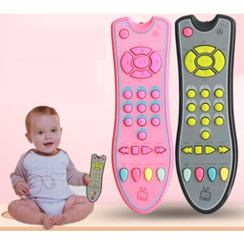 Baby Simulation TV Remote Control Kids Educational Music English Learning Toy Kids Educational Music Learning Click Count Toy