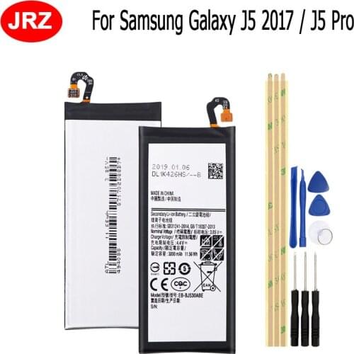 For Samsung Galaxy J5 2017 J5 Pro J530 SM-J530K SM-J530F SM-J530Y J530G Battery 3000mAh Phone Replacement Batteria EB-BJ530ABE