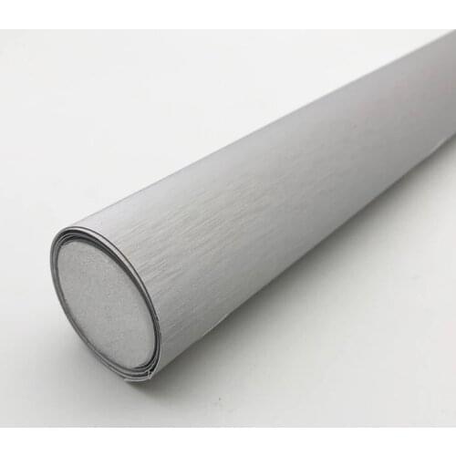 Flexible Car Interior Sticker Film Central Control Motorcycle Metal Brushed Matte Film Auto Body Color Sticker