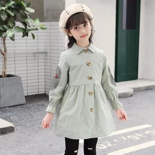 New Baby Girl Clothes Autumn Coat Long Sleeve Newborn Girls Outerwear Coats For 3 4 6 8 10 12 Yrs Baby Kids 2 Colors Jackets