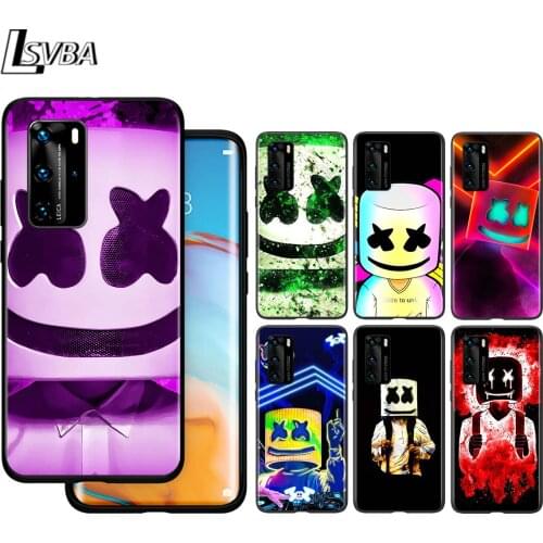 DJ Boy Fashion Cool For Huawei P40 P30 P20 P10 Pro Lite E Plus 4G 5G P9 P8 Lite P Smart Z S Plus Soft Black Phone Case