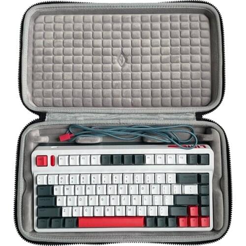 Fashion Hard Shell Carrying Case for IQUNIX L80 A80 Three-mode Wireless Mechanical Keyboard Storage Box Protection Bag