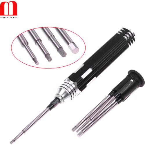 BINOAX RC Tools 4 in 1 Hexagon Head Hex Screw Driver Tool Set Kit 1.5,2.0,2.5,3.0mm for RC Helicopter Car