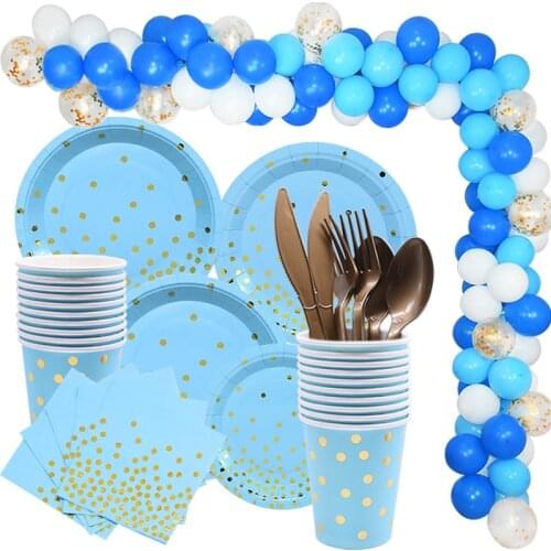 First Birthday Baby Boy Girl Party 1st Birthday Party Decoration Banner Balloons 1 One Year Old Party Baby Shower Decor Supplies