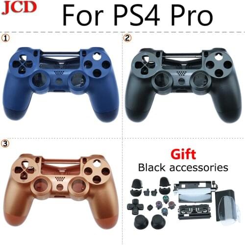 JCD New Replacement Housing Shell Case for Sony PS4 Pro 4.0 Wireless V2 Controller JDS040 Mod Kit Cover for Dualshock 4 Pro