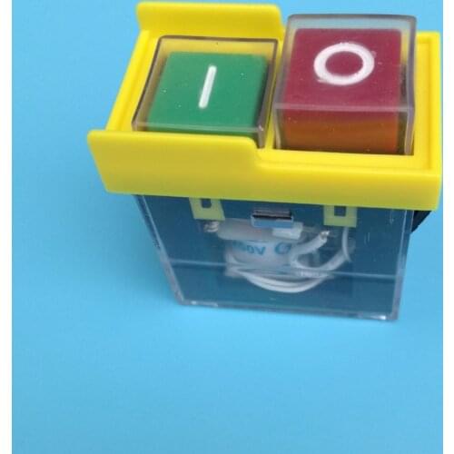 Original Electromagnetic switch, KJD6 5e4 No volt release Switch, Control Box Switch for Drill Machine AC 250V 6(4)A