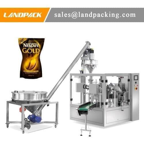 Bagged Coffee Powder Doypack Premade Pouch Fill And Seal Machine