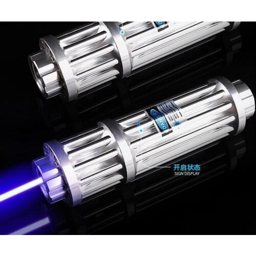 HOT Most Powerful Military Blue Laser Pointer 500w 500000m 450nm Flashlight Light Burn Match Candle Lit Cigarette Wicked Hunting