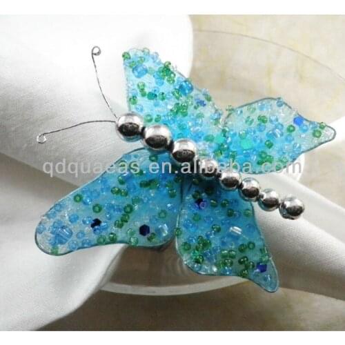 Aliexpress sold beaded wedding napkin ring