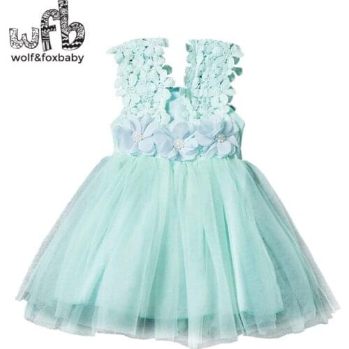 Retail 2-8 years harness girl with dresses flowers net yarn children summer