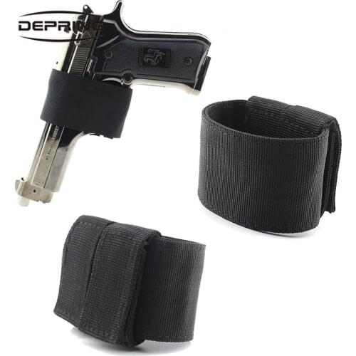 Universal Concealed Carry Pistol Holster Hook&Loop Quick Easy CCW Belt Gun Holster Pouch