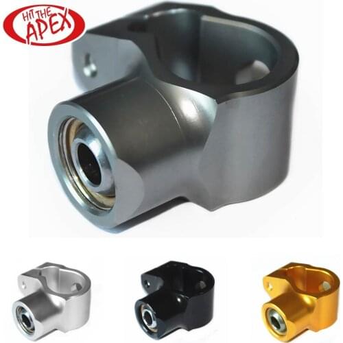 Universal CNC Motorcycle Steering Damper Bracket Kit Support Holder Safe Control for Kawasaki Ninja ZX6R ZX 6R 636cc 2013-2017