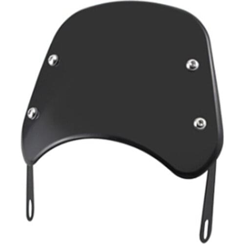 5-7 Inch Motorcycle Headlight Windshield Wind Deflector Windscreen Universal for Honda Yamaha Kawasaki Suzuki