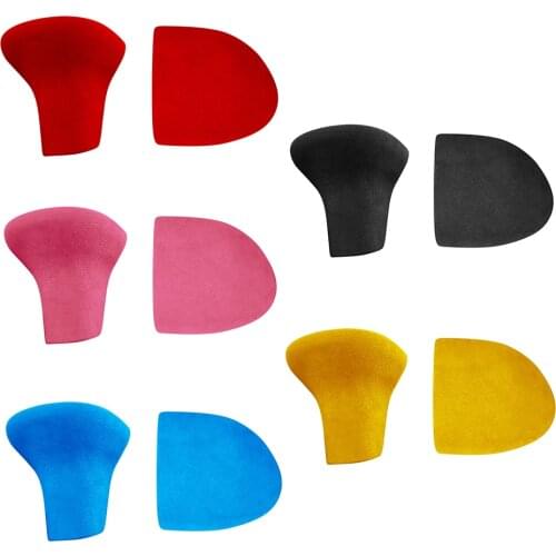 2Pcs Suede Gear Shift Collars Car Gear Auto Head Shift Knob Cover Gear Shift Handle Collar for Audi A4/A5 A6