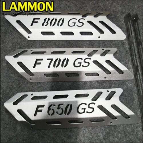 FOR BMW F650GS F700GS F800GS ADV 2008-2017 Motorcycle Parts Aluminum Exhaust Pipe Guard Cover