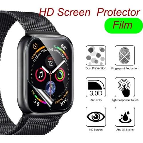 Screen Protector For Apple Watch 6 5 4 se 44mm 40mm iWatch series 3 42mm 38mm (Not tempered Glass) HD Protector Apple watch Film