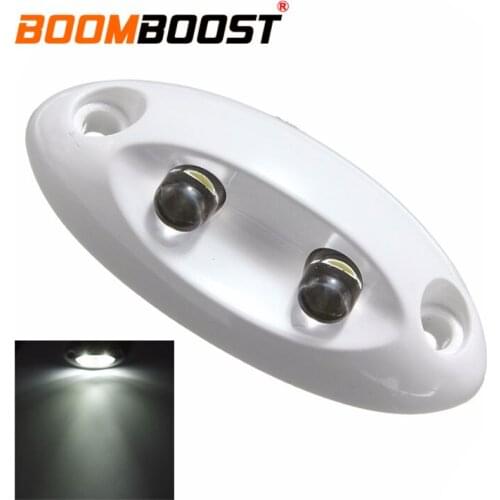 1 PCS 12V 120 degree Navigation Light For Boat/Marine/Caravan Corridor Walkway RV Cold Cool White Lamps Courtesy Light White LED
