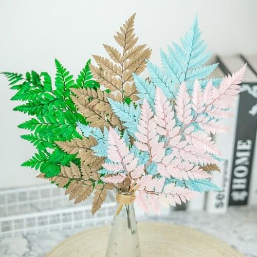 10PCS Dry Natural Fresh Preserved Plant Forever Flowers Leaves For DIY Home Decorative Flower Bouquet Wedding Decoration Salon