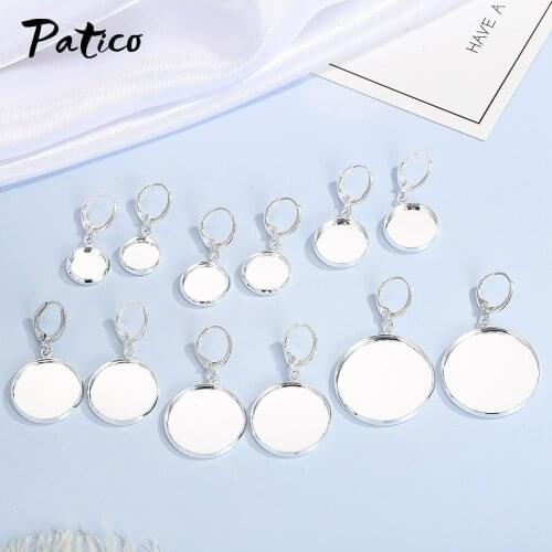 Plenty Designs 925 Sterling Silver Wedding Engagement Hoop Earrings For Women Girls Fashion Jewelry Trendy 2021 Wholesale