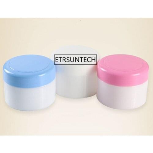 100g Refillable Bottles Travel Face Cream Lotion Cosmetic Container Plastic Empty Makeup Jar Pot F20171031