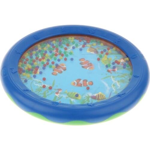 20CM Ocean Wave Bead Drum Instrument Musical Relaxation Sensory Toy Party Favors Christmas Gifts