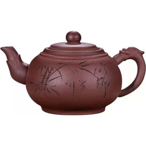 Purple Sand Teapot XiShi Ceramic Tea Pot Handmade Household Traditional Chinese Gift Tea Set