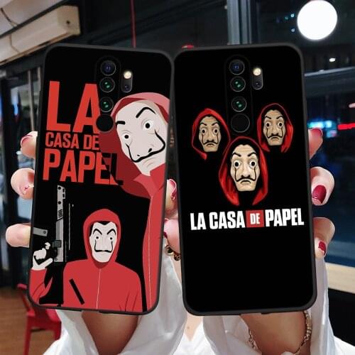 Spain TV La Casa de papel case for Xiaomi Redmi Note 8 7 Pro 8T 9S 8A 7A Mi 10 A3 9T Note 10 Lite F2 Heist House Of Paper Cover