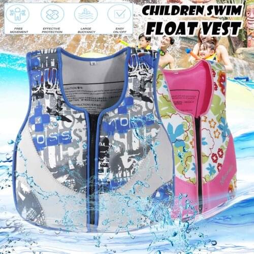 Children Life Swimming Boating Beach Outdoor Survival Aid Safety for Kid with Whistle Swimming Buoyancy Float