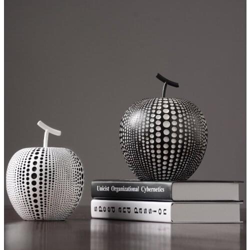 Europe Apple minimalist decorcrafts Resin creative fruit Plant garden decoration Furnishing Articles home decoration accessories