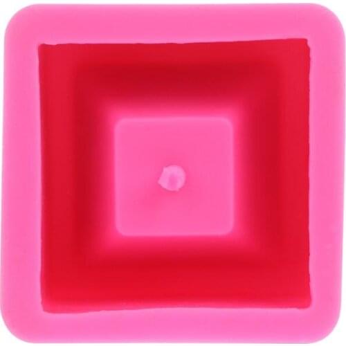 Cube Concrete Silicone Mold Planter Flower Pot Cement Vase Mould Craft Handmade Garden Decoration Tool